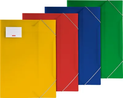 Produktbild von Sammelmappe A3 Fact!pp farbig sortiert Packung mit 10 Stück