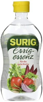 Surig Essigessenz 25% Grundlage für Essigspezialitäten PET Flasche 400ml
