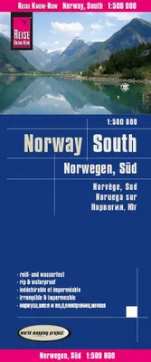 Zdjęcie produktu dla Reise Know-How Mapa Norwegia, Południe / Norwegen, Południe (1:500.000)