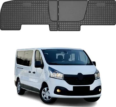 Immagine prodotto di 2014-2025 Renault Trafic tappetini TPE nero 2 pezzi