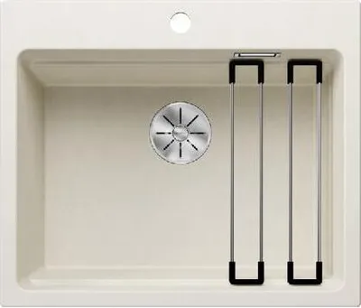 Produktbild von Blanco Etagon 6 - Silgranitspüle, 600x510 mm, mit Zubehör, InFino, soft weiß 527076