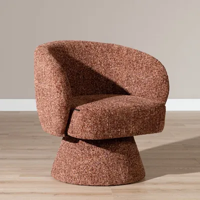 Produktbild von Bronx71 Sessel Lenn drehbar Chenille kupfer