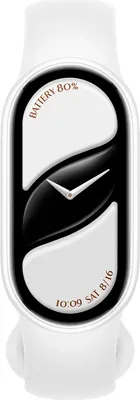 Produktbild von Xiaomi Smart Band 10 Ceramic Edition Weiß, Intelligentes Sportarmband, Bluetooth 5.4, 233 mAh, 1,72", 5 ATM, Beschleunigungssensor