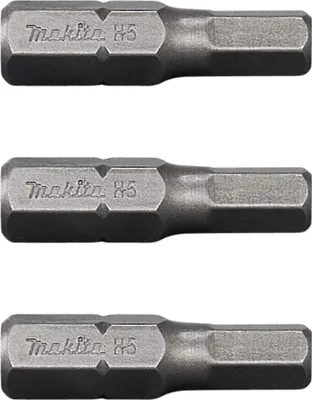 Produktbild von Makita® Zubehör 6-KT Bit 5,0 x 25 mm 3er Pack - B-23715