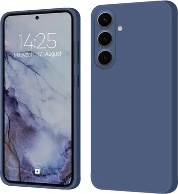 Produktbild von Hülle für Samsung Galaxy S24 FE Case Cover Bumper Silikon Softgrip Schutzhülle Farbe: Lavendelblau