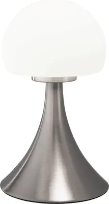 Produktbild von LED-Tischlampe - Silberfarben - Metall - H 26 cm - Touch-Dimmer