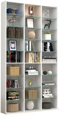 Zdjęcie produktu dla Drewno CD Podpórka DVD Regał Regał Room Divider Dekoracyjna Półka Szkło Zilas XL