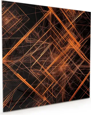 Produktbild von Küchenrückwand Spritzschutz Glas mit Motiv Geometrisches Muster 40 x 40 cm