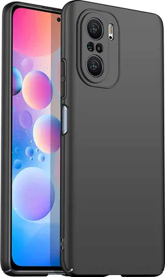Immagine prodotto di Xiaomi Poco F3 Custodia, sottile PC opaco anti-impronta Custodia protettiva per Xiaomi Poco F3 nero