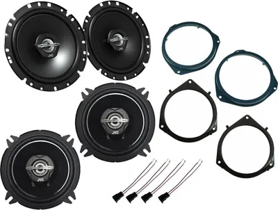 Produktbild von JVC Lautsprecher Set für Opel Astra H Bj 04-10 Tür vorne hinten 550 Watt