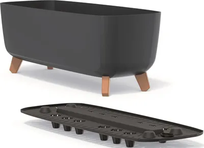Immagine prodotto di Vaso gracia Fall 39x19,5cm antracite