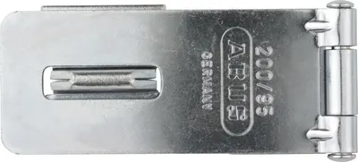 Produktbild von ABUS Überfalle 200/95 - Vorrichtung für Vorhängeschlösser - für einschlagende Türen - 32122 - ABUS-Sicherheitslevel 2 - Silberfarben
