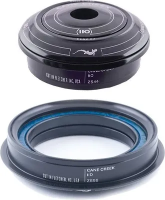 Produktbild von Cane Creek Hellbender 70 Tapered Steuersatz, 1 1/8"-1.5", ZS44/28.6/H8 | ZS56/40, short, black