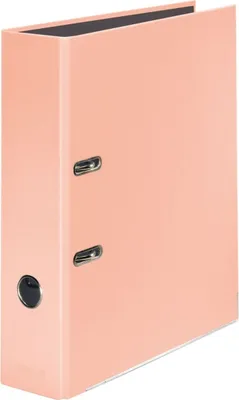 Produktbild von Ordner PastellColor A4 80 mm Pfirsich-Orange Packung mit 10 Stück