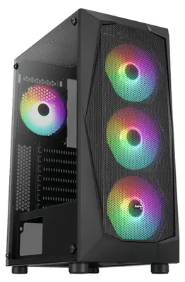 Obrázok produktu pre AEROCOOL ADVANCED TECHNOLOGIES AeroCool Falcon ARGB - Mid tower - ATX - Bočný panel s oknom (tvrdené sklo)