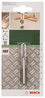 Produktbild von Kegelsenker HSS 5-Schneiden, DIN 335 D= 8,0 mm; M 4