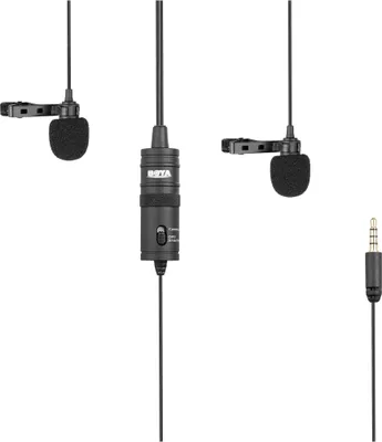 Obrázek produktu pro BOYA BY-M1DM, Mikrofon na rozhovory, -30 dB, 65 - 18000 Hz, Všesměrový, Kabel, 3,5 mm (1/8")