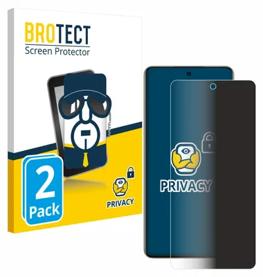 Produktbild von 2x BROTECT Sichtschutzfolie für realme 16 Anti-Spy Privacy Sichtschutz Blickschutz Folie Blaulicht-Schutz