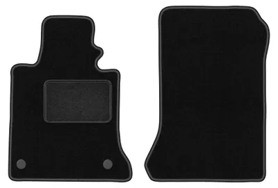 Immagine prodotto di Tappetini anteriori in moquette per Mercedes GLK X204 2008-2015 (SUV) – 2 pezzi, neri, su misura – Wielganizator LUX
