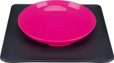 Produktbild von TRIXIE Yummynator 400ml 24x 24cm pink/grau Hund rutschf. Napf-System