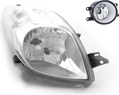 Produktbild von Scheinwerfer passend für Toyota Yaris XP9 01/2006 -11/08 H4 Re. + Nebel. 811300D120 812100D040 1608422280 3550157L00 3550157L01 812100D Johns