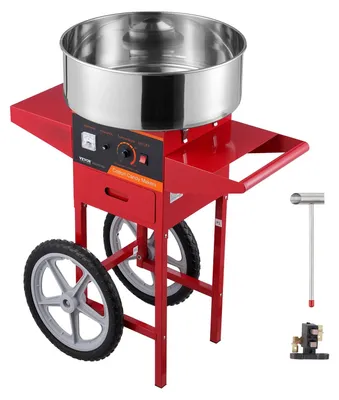 Obrázok produktu pre Elektrický stroj na cukrovú vatu – Stroje na cukrovú vatu – Mini stroj na cukrovú vatu – Výrobník cukrovej vaty – 1000 W – Nerezová oceľ