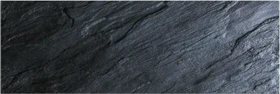 Produktbild von Küchenläufer Stein-Optik Schiefer schwarz rutschfester Flur Teppich