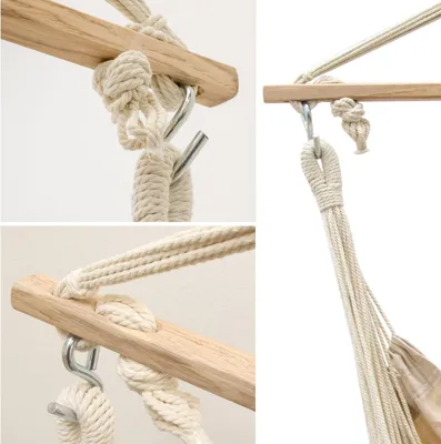 Produktbild von Famanu Hangstuhl XXL - 185x130cm mit 150kg Tragfähigkeit - Beige
