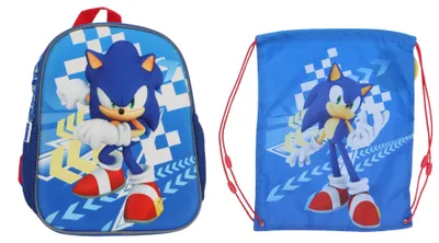Image de Ensemble Sonic : sac à dos et sac de sport