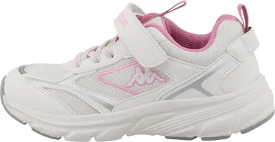 Image de Chaussures de sport Kappa ANGELO pour enfants, baskets, chaussures à scratch, couleur blanche, pour le quotidien