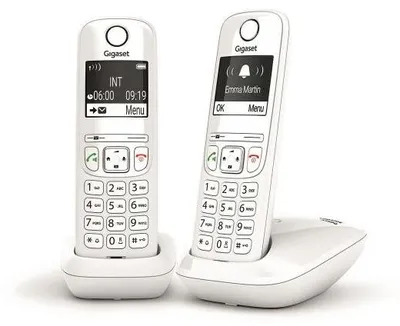 Immagine prodotto di Telefono cordless duo dect bianco Gigaset AS690DUOW