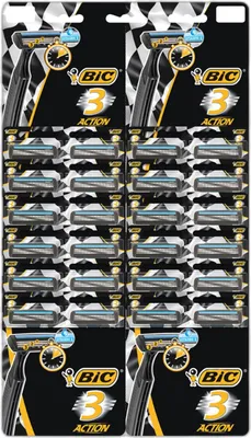Image de Rasoirs jetables Premium à triple lame (24 pièces) - Set économique confortable