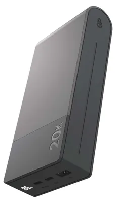 Powerbanka GP M2+ Series, 20 000 mAh, 22,5 W, šedá