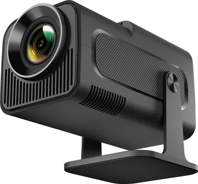 Zdjęcie produktu dla Przenośny projektor LCD 1080P, inteligentny projektor BT do telefonów z automatyczną funkcją keystone, regulowany w zakresie 180 ′ã, projektor biurkowy o wysokiej jasności, zintegrowany system Android 11