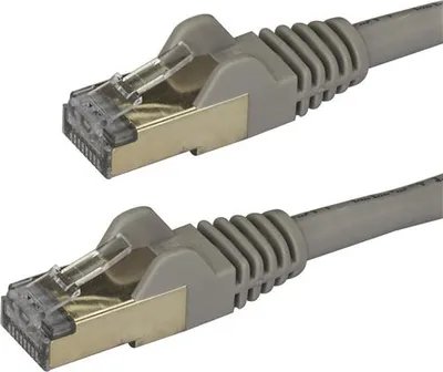Obrázek produktu pro StarTech.com 6ASPAT2MGR, 2 m, Cat6a, U/FTP (STP), RJ-45, RJ-45, Šedá