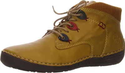 Produktbild von Rieker Schnür-,Zug-u.Schnallenstiefel in gelb/orange, Gr. 36
