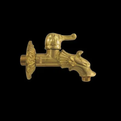 Produktbild von AquaCraft Nostalgie Auslaufventil 1001000114 Drachenkopf mit Hebelgriff