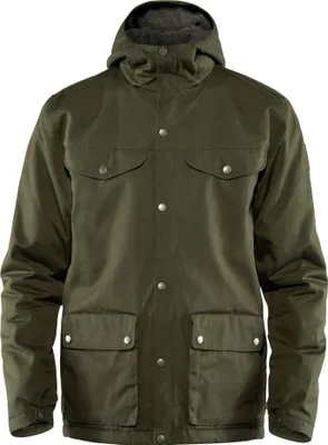 Produktbild von Fjällräven Greenland Winter, Windbreaker-Mantel, Männlich, Erwachsener, 4 Taschen, Baumwolle, Polyester, Olive