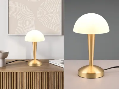 Obrázek produktu pro Stolní lampa CANARIA mosaz-bílá R59561108
