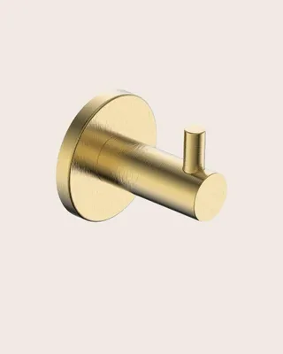 Immagine prodotto di Gancio appendi asciugamano oro spazzolato Minimal