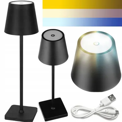 Produktbild von LED Tischlampe Nachttischlampe Dimmbar Touch USB LOFT