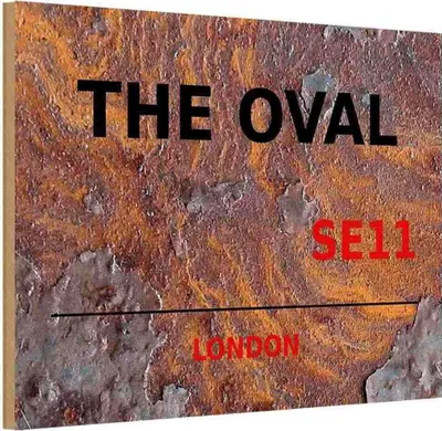 Zdjęcie produktu dla vianmo Drewniany znak 12x18 cm The Oval SE11