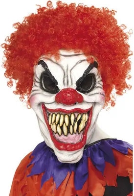 Produktbild von Böser Clown Gesichtsmaske Horrorclown Maske