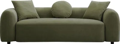 Produktbild von 3-Sitzer Sofa - Stoff - Grün - OXILA