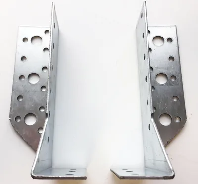 Produktbild von Balkenschuhe 2-teilig 140 X 30 X 2 mm Stahl sendzimirverzinkt  1 Paar
