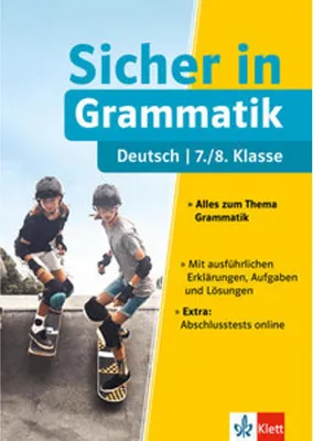 Image de Sicher in Deutsch Grammatik 7./8. Klasse