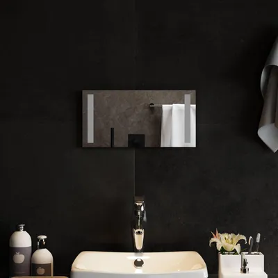 Produktbild von LED-Badezimmerspiegel Transparent 40 x 20 cm Gehärtetes Glas