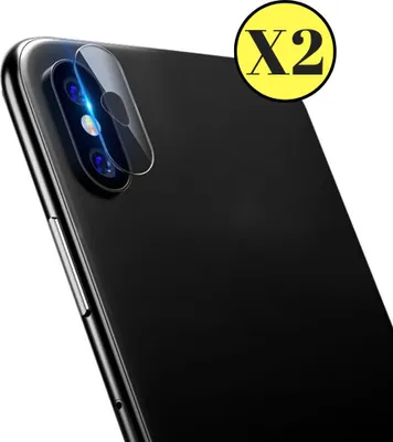 Produktbild von Kameraschutz für iPhone X / iPhone XS / iPhone XS MAX [2 Stück] Kamera Schutzfolie Durchsichtiges gehärtetes Glas Folie Rückseite Linse Kratzschutzfolie Linsenschutz Phonillico®