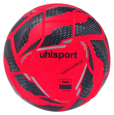 Produktbild von Uhlsport Match Addglue Spielball - Neonrot / Marine / Silber