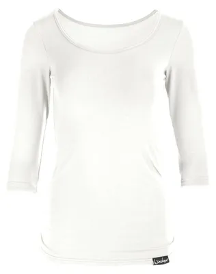 Image de WINSHAPE, chemisier pour femmes, manches 3/4, blanc, taille XL (Europe)